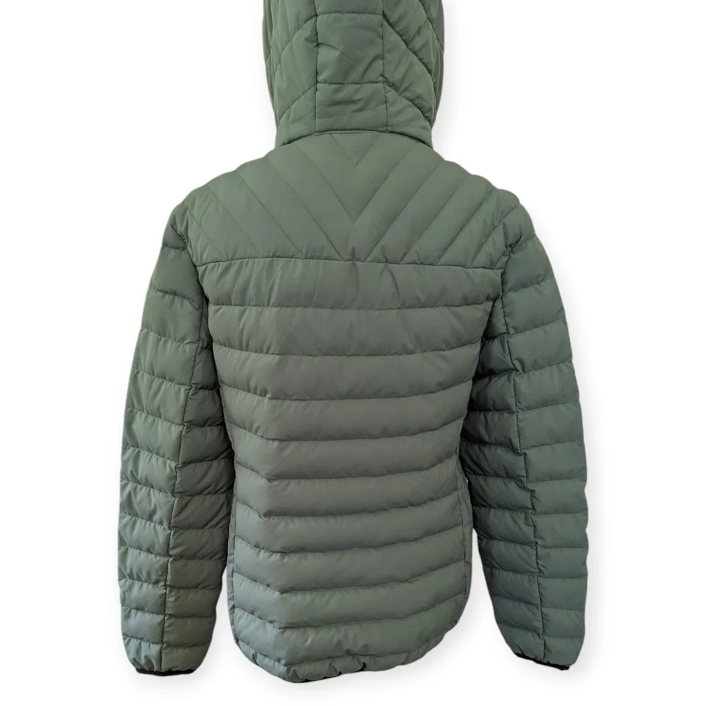 Michael Kors Ultra Light‎ Down Filled Puffer Coat Olive Green